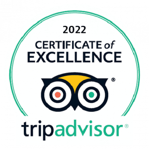 2022 Certificate of Excellence TripAdvisor